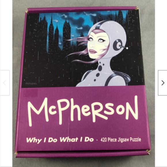 Why Do I Do What I Do 420 pc Collector Art Jigsaw Puzzle+Poster *Tara McPherson - Picture 1 of 5